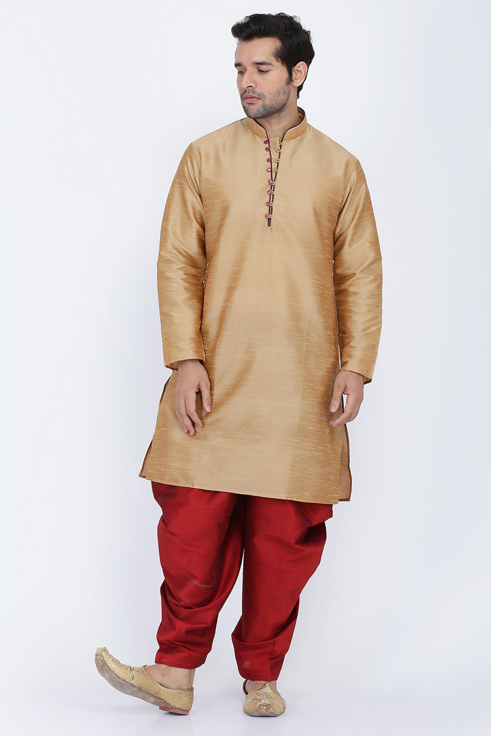 Mens Silk Kurta And Salwar Set