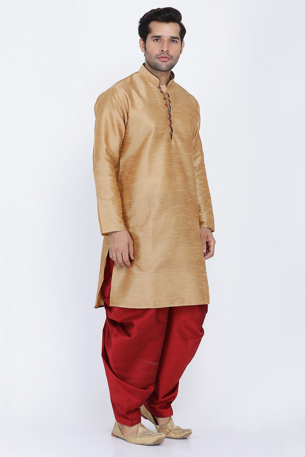 Mens Silk Kurta And Salwar Set