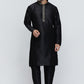 Mens Raw Silk Embroidered Kurta Pyjama Set