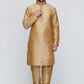 Mens Raw Silk Embroidered Kurta Pyjama Set