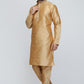 Mens Raw Silk Embroidered Kurta Pyjama Set