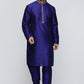 Mens Raw Silk Embroidered Kurta Pyjama Set