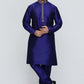 Mens Raw Silk Embroidered Kurta Pyjama Set