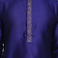 Mens Raw Silk Embroidered Kurta Pyjama Set