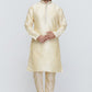 Mens Raw Silk Embroidered Kurta Pyjama Set