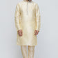 Mens Raw Silk Embroidered Kurta Pyjama Set