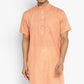 Mens Cotton Slub Kurta Pyjama Set