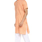 Mens Cotton Slub Kurta Pyjama Set short sleeves