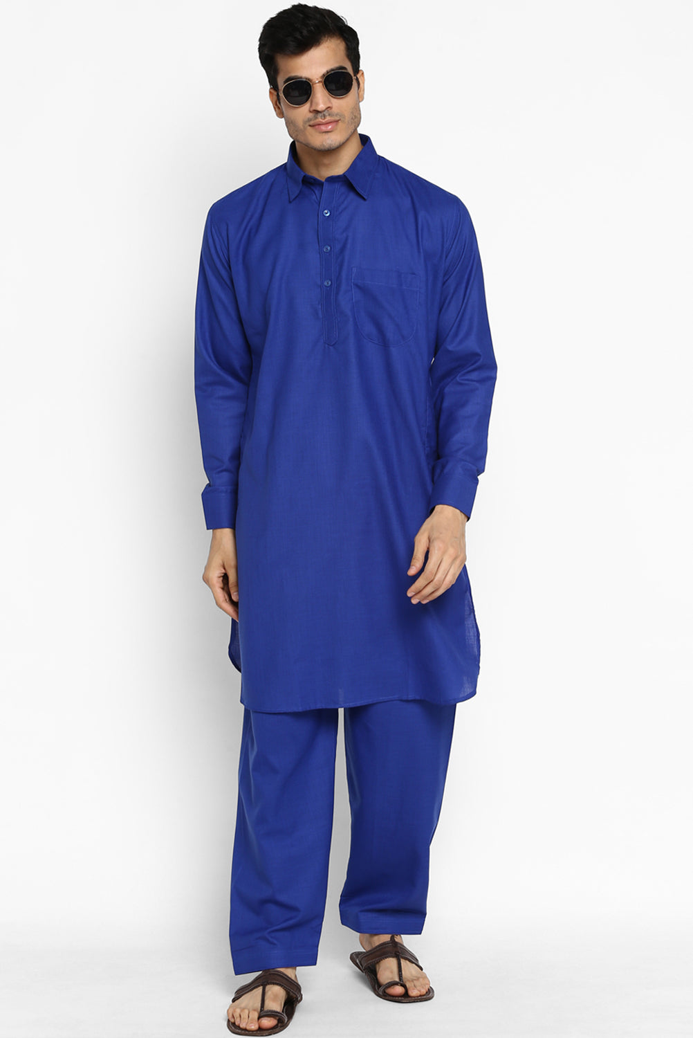 men cotton kameez salwar set