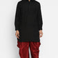 Mens Raw Silk Blend Pant Pajamas