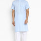 Mens Cotton Slub Kurta Pyjama Set