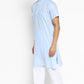 Mens Cotton Slub Kurta Pyjama Set