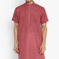 Mens Cotton Slub Kurta Pyjama Set