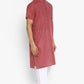 Mens Cotton Slub Kurta Pyjama Set