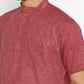 Mens Cotton Slub Kurta Pyjama Set short sleeves