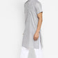 Mens Cotton Slub Kurta Pyjama Set