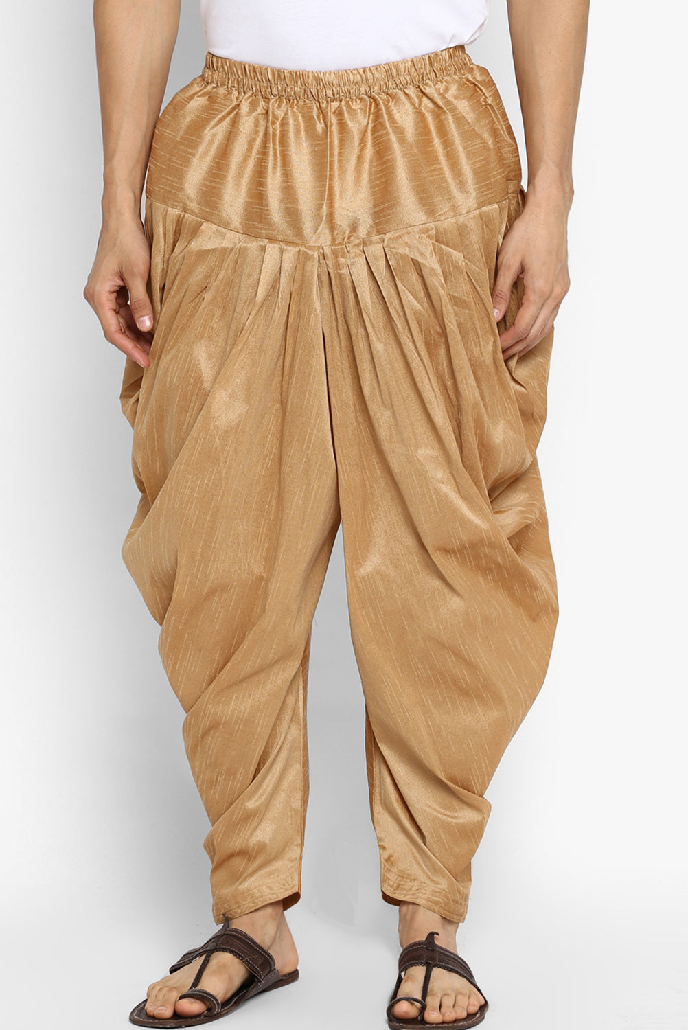 Mens Raw Silk Blend Pant Pajamas