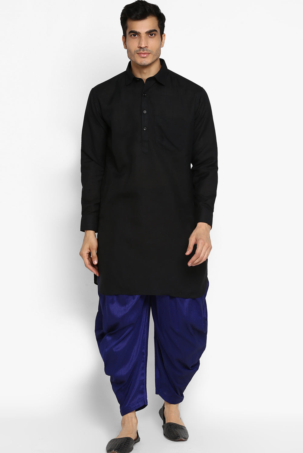 Mens Raw Silk Blend Pant Pajamas