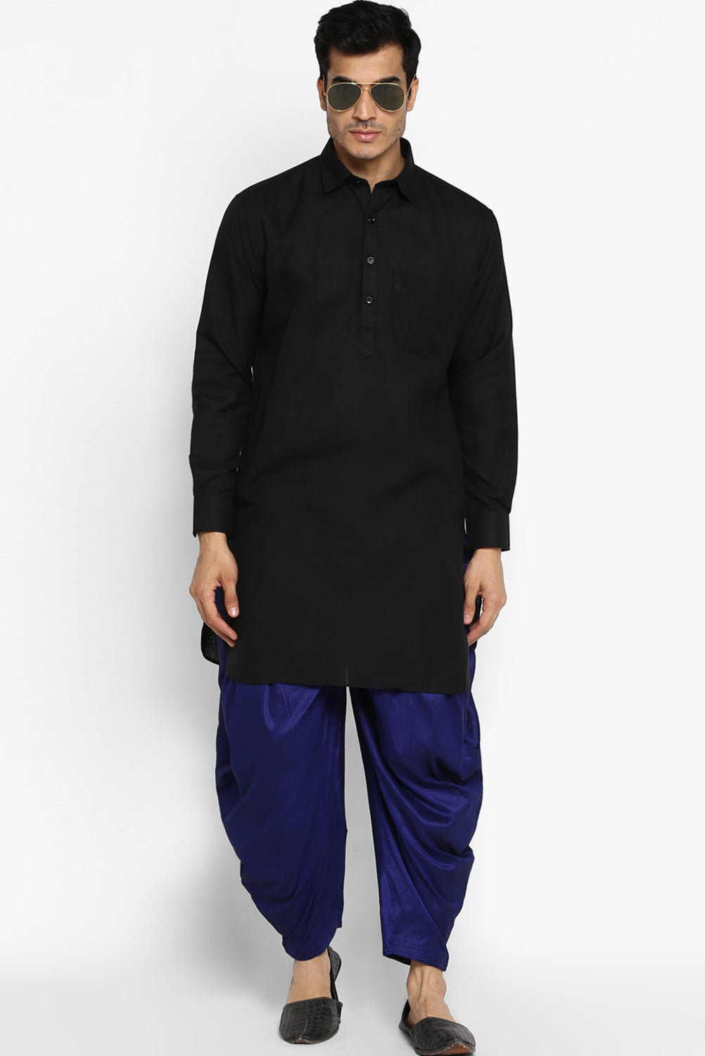 Mens Raw Silk Blend Pant Pajamas