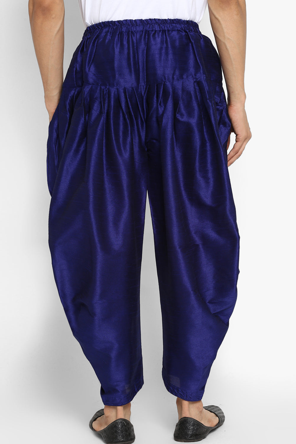 Mens Raw Silk Blend Pant Pajamas