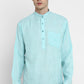 Mens Mandarin Collar Short Kurta