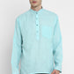 Mens Mandarin Collar Short Kurta