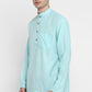 Mens Mandarin Collar Short Kurta