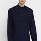 Mens Mandarin Collar Short Kurta