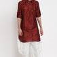 Mens Silk Pathani Suit Set