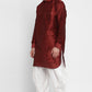 Mens Silk Pathani Suit Set