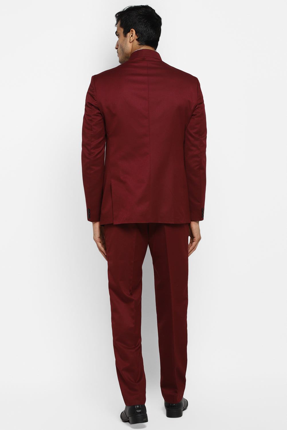 Mens Solid Bandhgala Suit