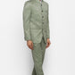 Mens Solid Bandhgala Suit