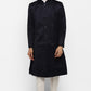 Mens Solid Indowestern Sherwani With Pajamas