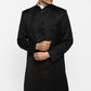 Mens Solid Indowestern Sherwani With Pajamas