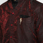 Mens Self Textured Indowestern With Pajamas