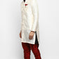 Mens Self Textured Indowestern With Pajamas