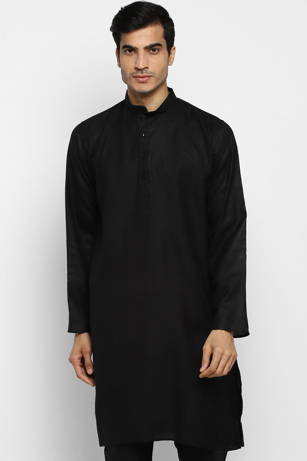 Mens Cotton Slub Kurta Pyjama Set