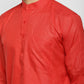 Mens Cotton Slub Kurta Pyjama Set