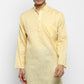 Mens Cotton Slub Kurta Pyjama Set