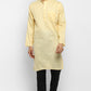 Mens Cotton Slub Kurta Pyjama Set