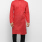 Mens Cotton Slub Kurta Pyjama Set