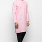 Mens Cotton Slub Kurta Pyjama Set