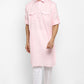 Mens Cotton Pathani Kurta Pant Set