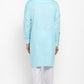 Mens Cotton Pathani Kurta Pant Set