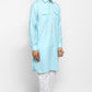 Mens Cotton Pathani Kurta Pant Set