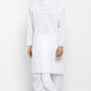 Mens Embroidered Cotton Dhoti Kurta Set