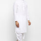 Mens Embroidered Cotton Dhoti Kurta Set