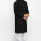 Mens Embroidered Cotton Dhoti Kurta Set