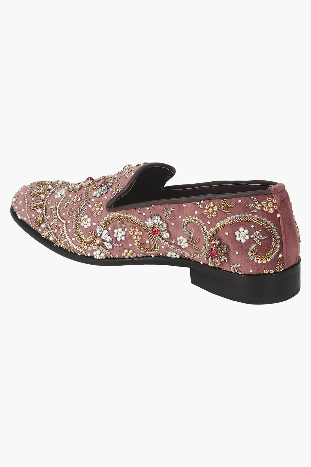 Hand Embroidered Jewel Work Slip Ons