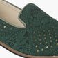 Embroidered Sequins Work Slip Ons